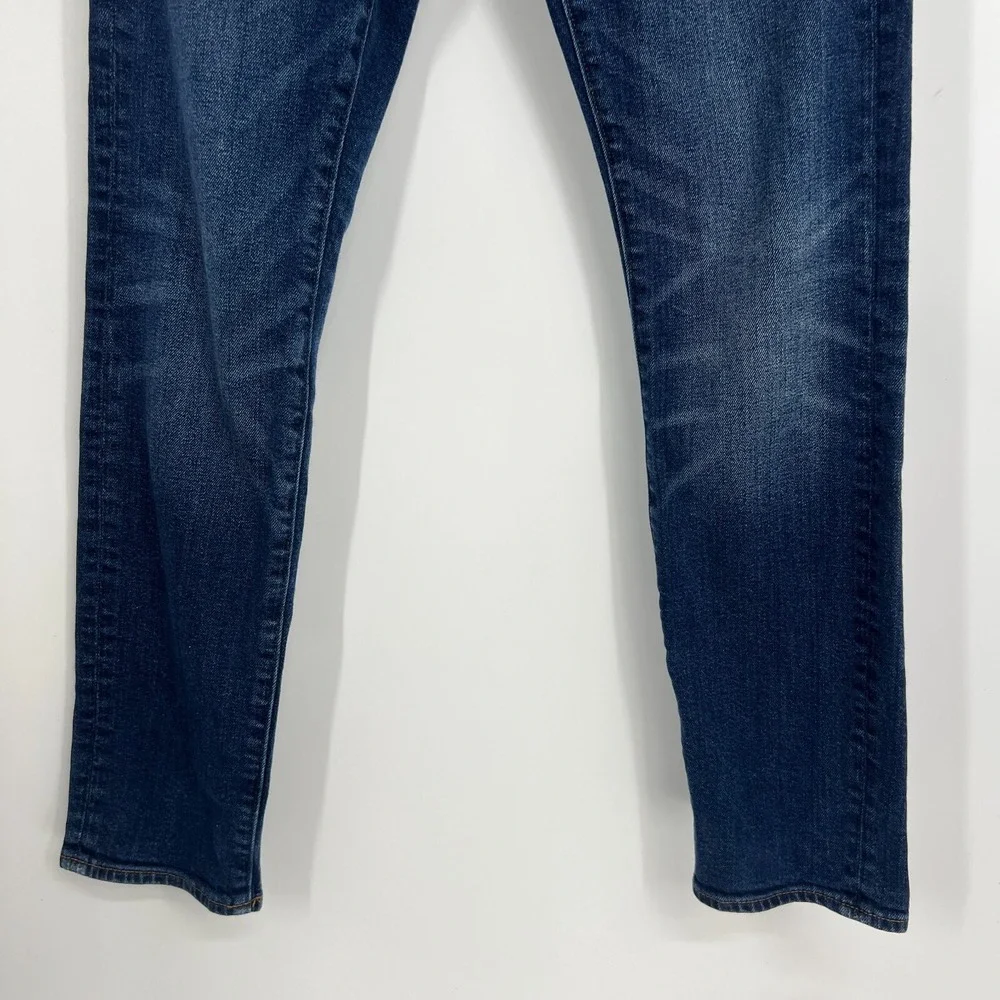 J.Crew 484 Slim Fit Jean Size 28x30 Stretch Dark Worn in Japanese‎ Denim J5025